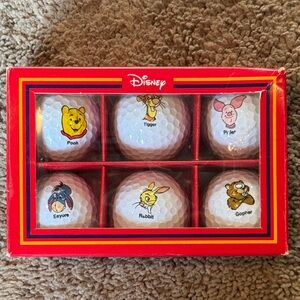 Disney Winnie the Pooh Pro collection Golf Ball Set - vintage